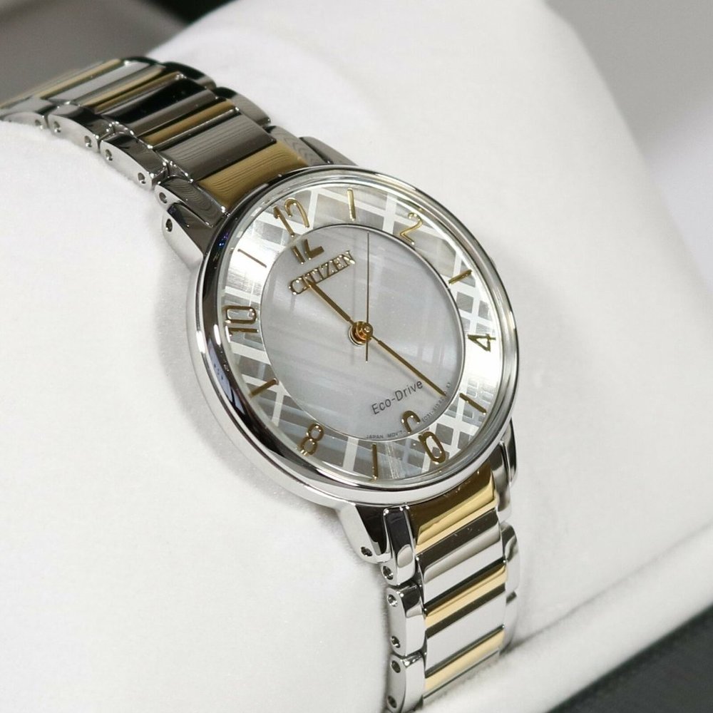Citizen Two Tone Elegant Silver Watch Ladies 30mm